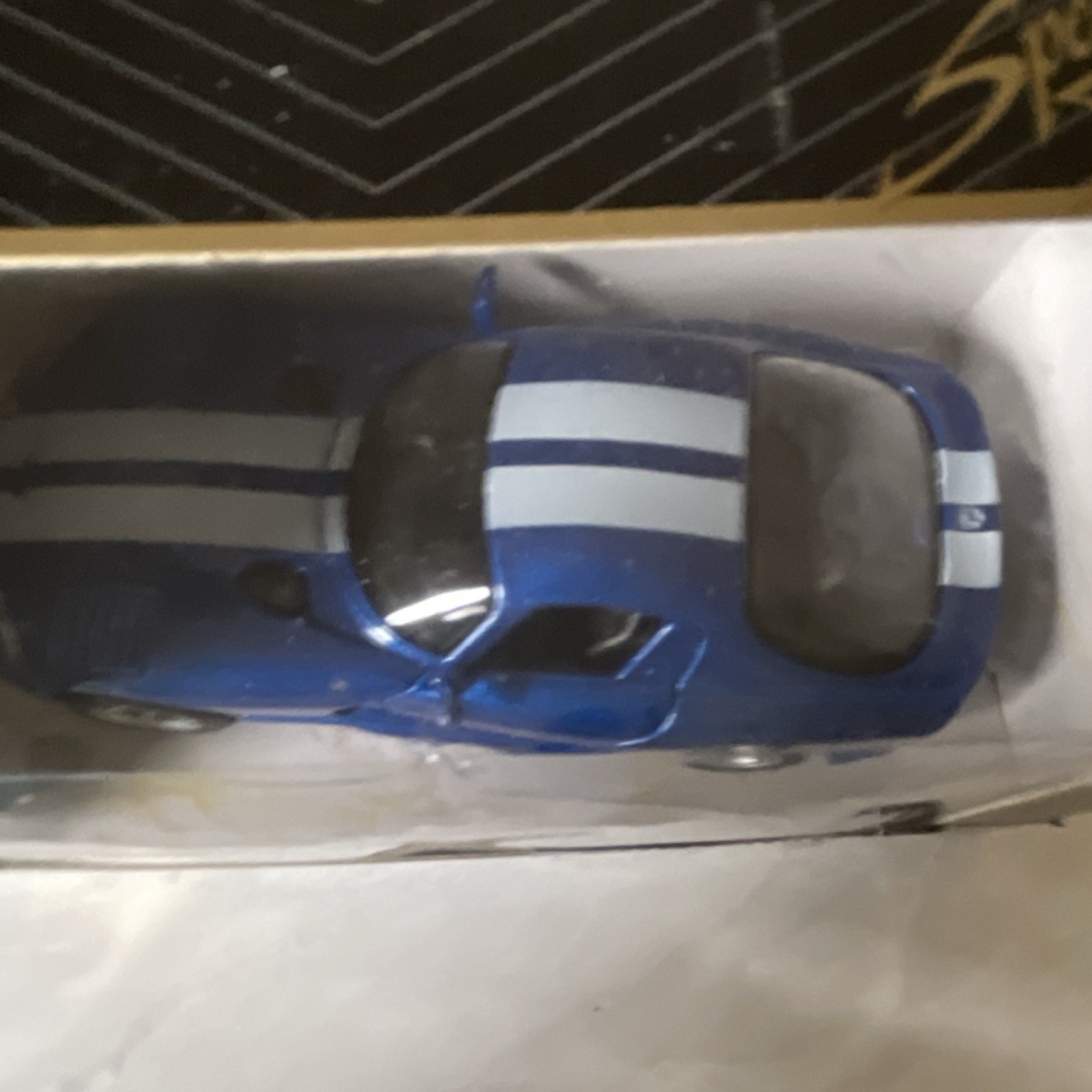 Maisto Special Edition Diecast Car Blue White Stripes Opening Doors