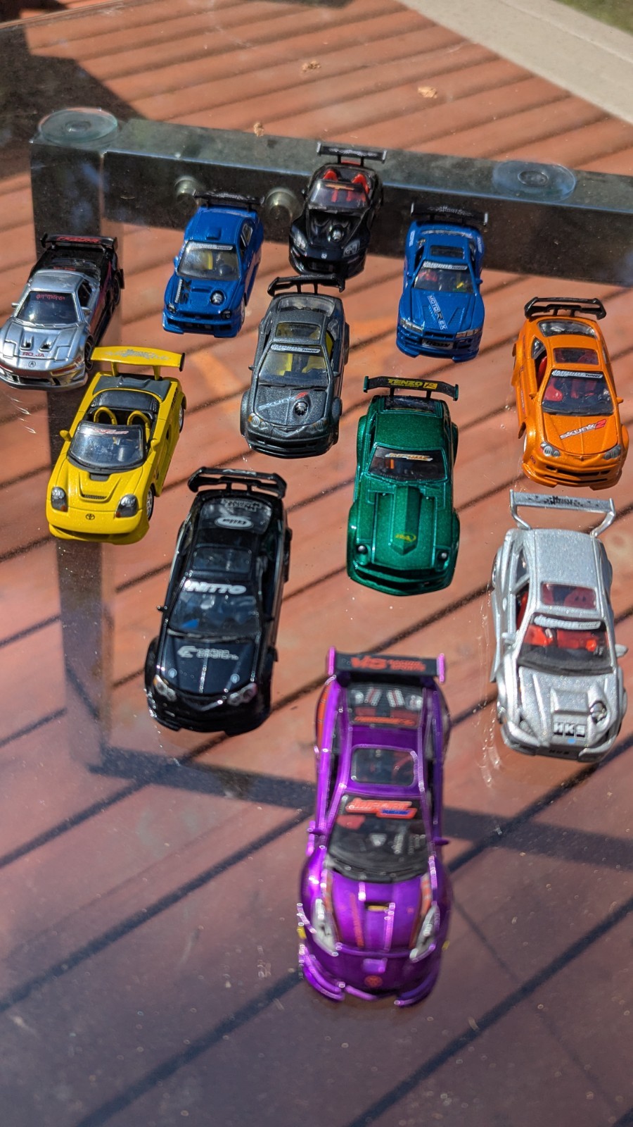 Lot of Import Tuners 1:64 Nissan Honda Toyota Ford Acura Subaru