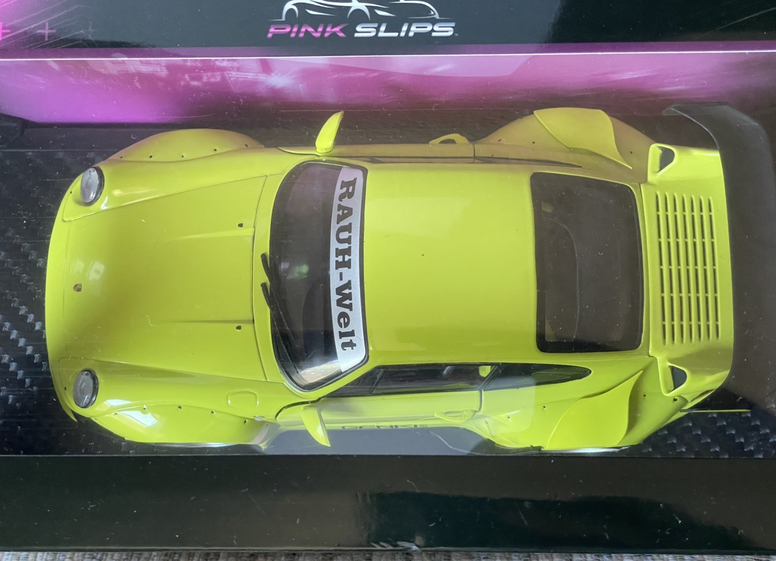 Jada Pink Slips Porsche 911 993 RWB Genki 1:18 Lime Yellow