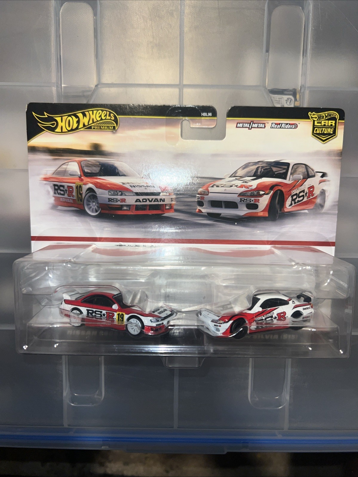 Hot Wheels Premium Car Culture Two Pack Nissan 240SX S14 & Nissan Silvia S15