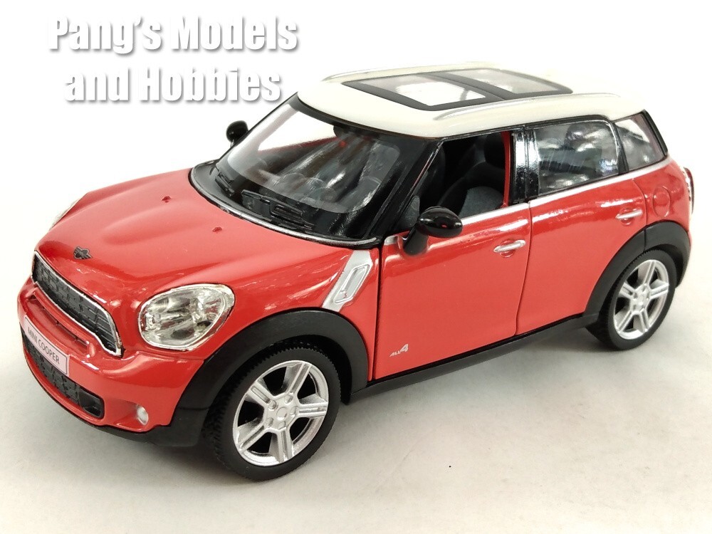 5 Inch Mini Cooper Countryman S 1/34 Scale Diecast Model by Unifortune – RED