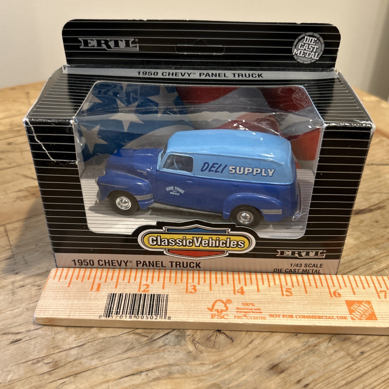 Ertl 1950 Chevy Panel Truck Classic Vehicles Die Cast Metal Deli Supply with Box