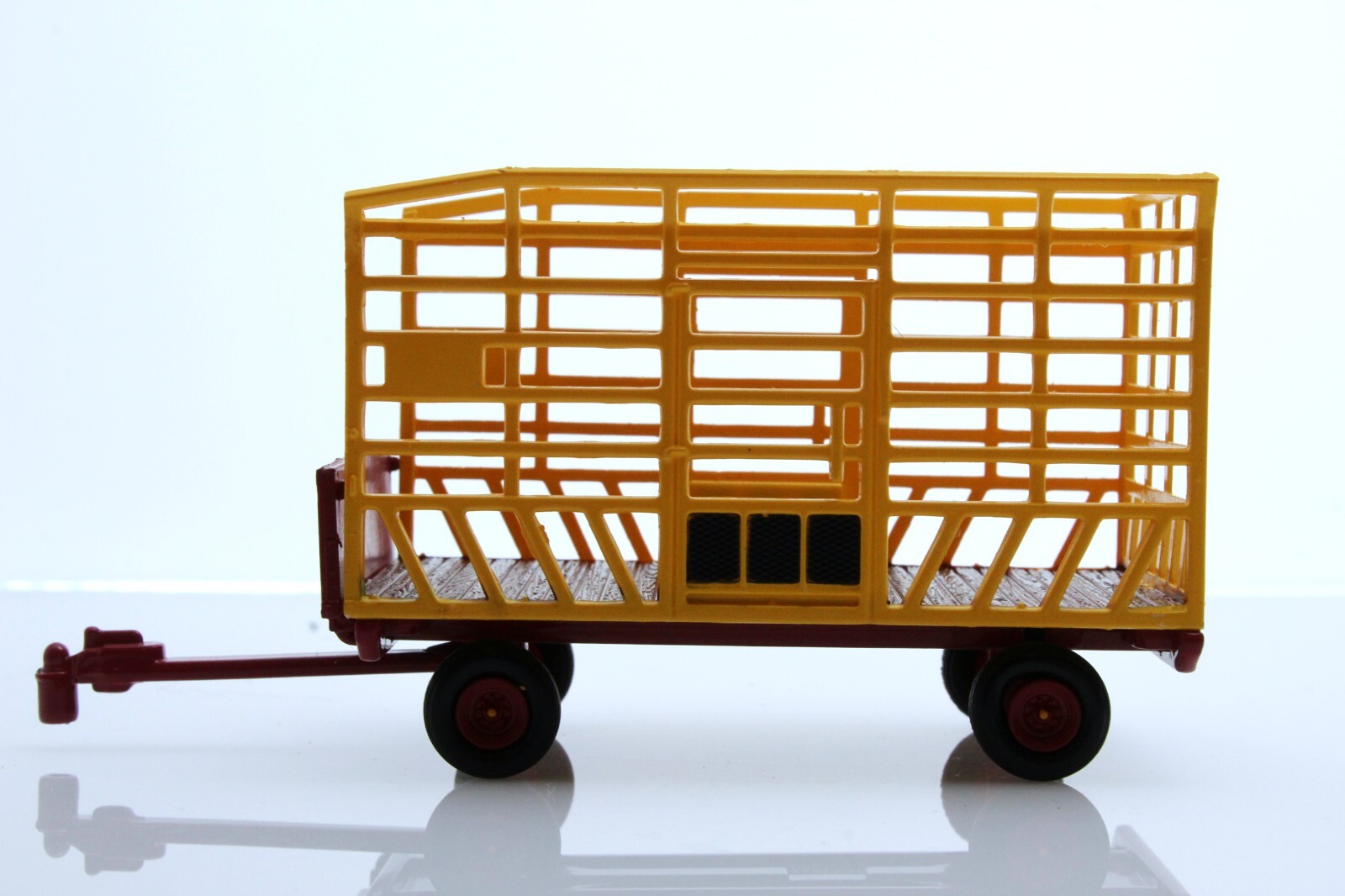 Farm Hay Bale Throw Wagon Trailer For Pickup Truck Diecast Models 1:64 Scale