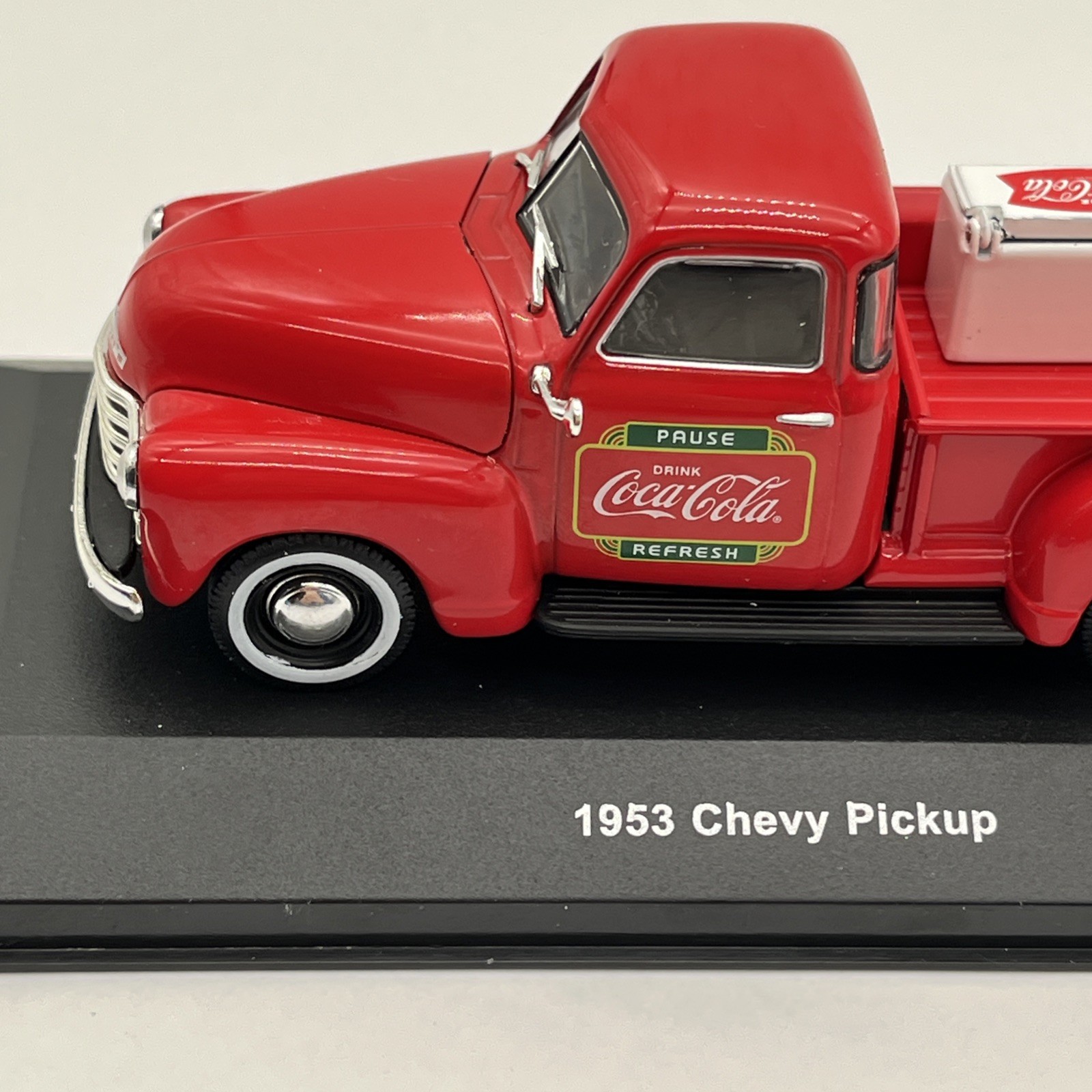 1953 Chevy Pickup Coca-Cola 1:43 Diecast w/ Metal Cooler