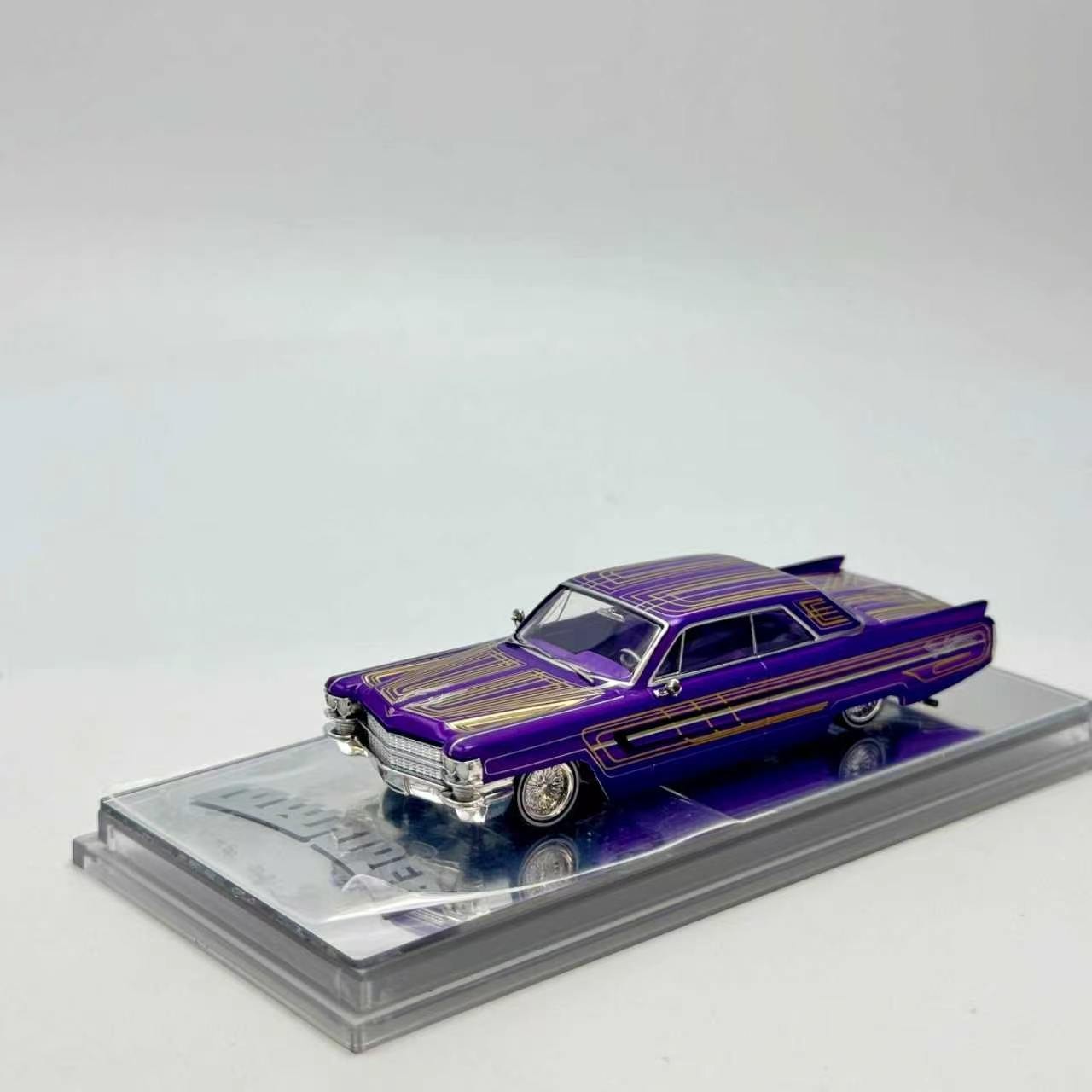 97M 1:64 1964 Coupe Coupe DeVille LowRider Diecast Model Car