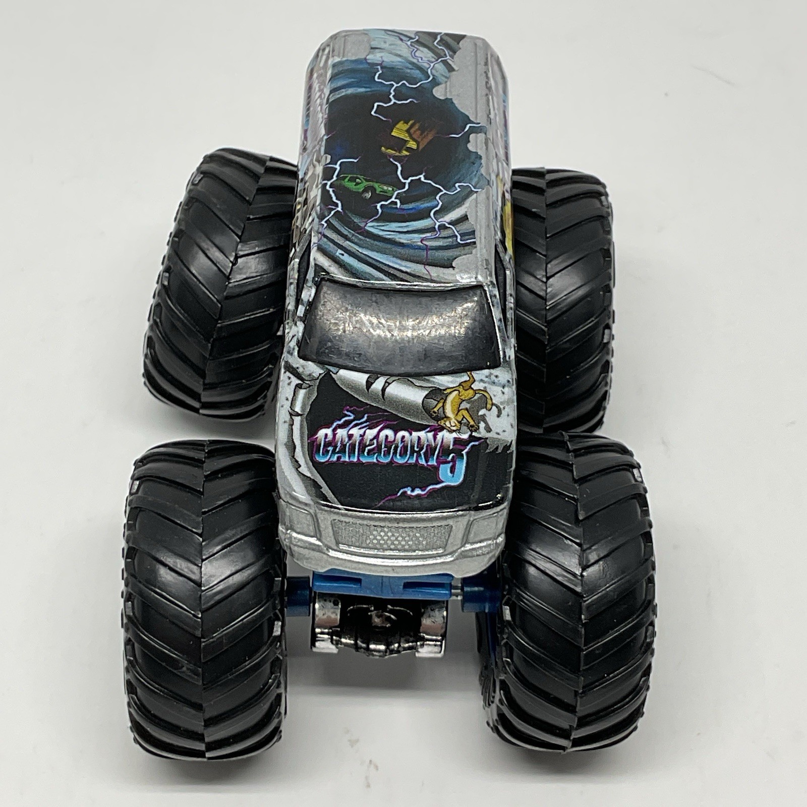 Hot Wheels Monster Jam Trucks Lot Of 8, (3) Die Cast And (5) Plastic