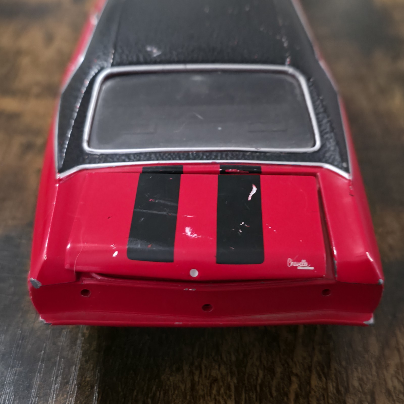 Crown Premiums 1970 Chevelle SS 454 Red/Black 1:24 Diecast Bank GM – Read Descri