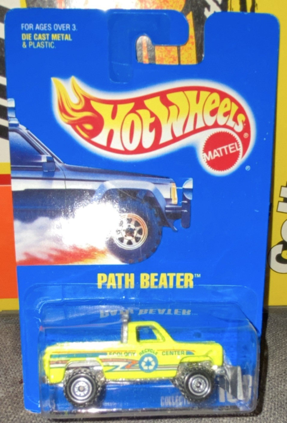 Hot Wheels Path Beater Pickup Truck 1:64 Yellow Diecast Unopened Box