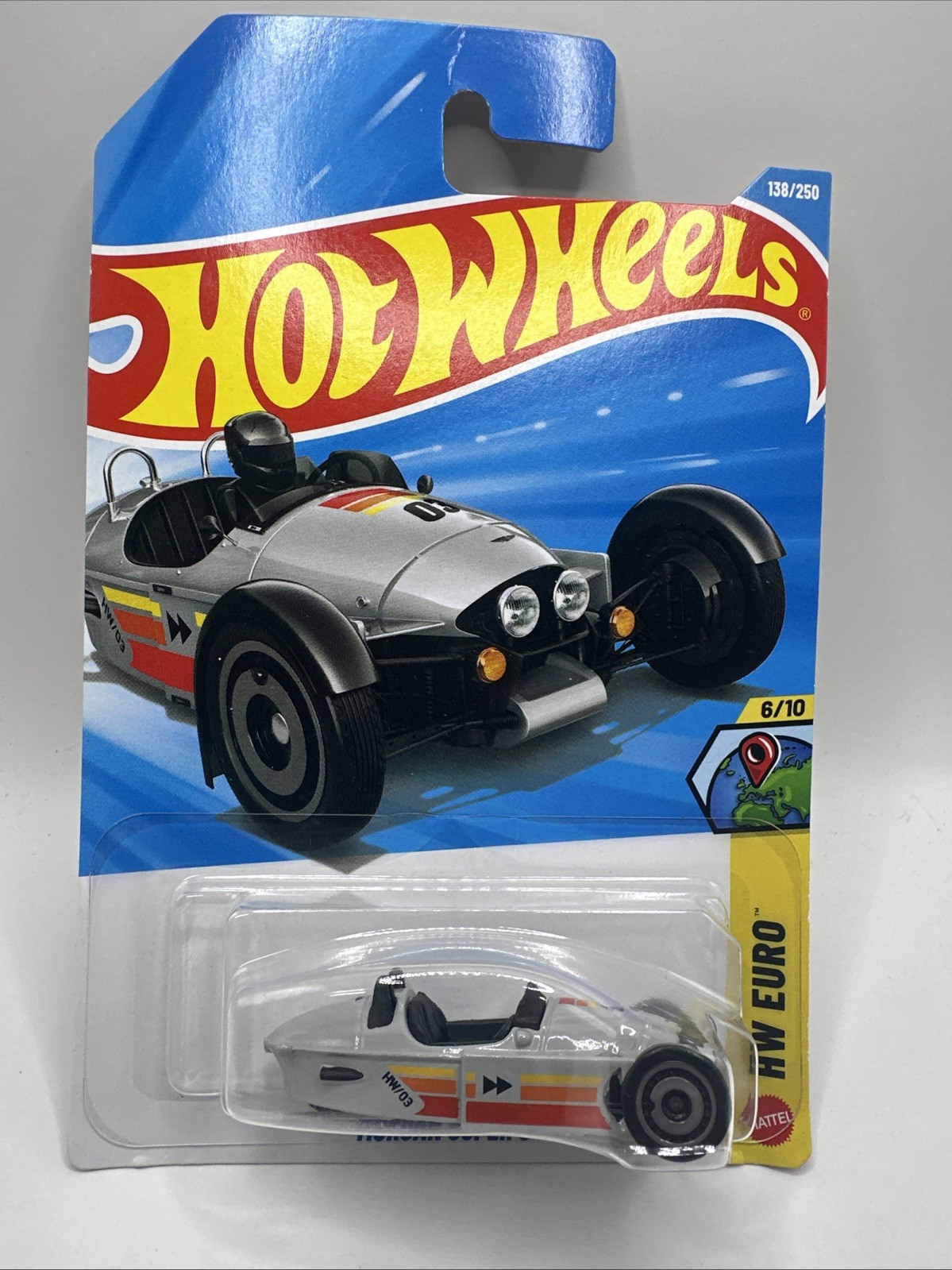 Hot Wheels Morgan Super 3 HW Euro White 1:64 Diecast Car 2023 Unopened Box