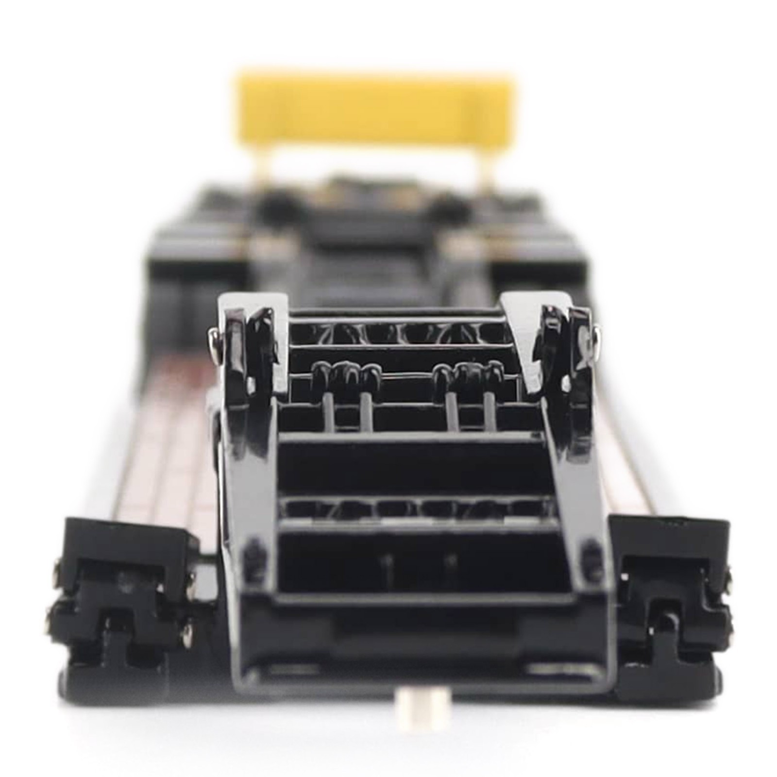 TRAIL KING TK170 LOWBOY TRAILER BLACK W/JEEP 1/64 BY DIECAST MASTERS 71165