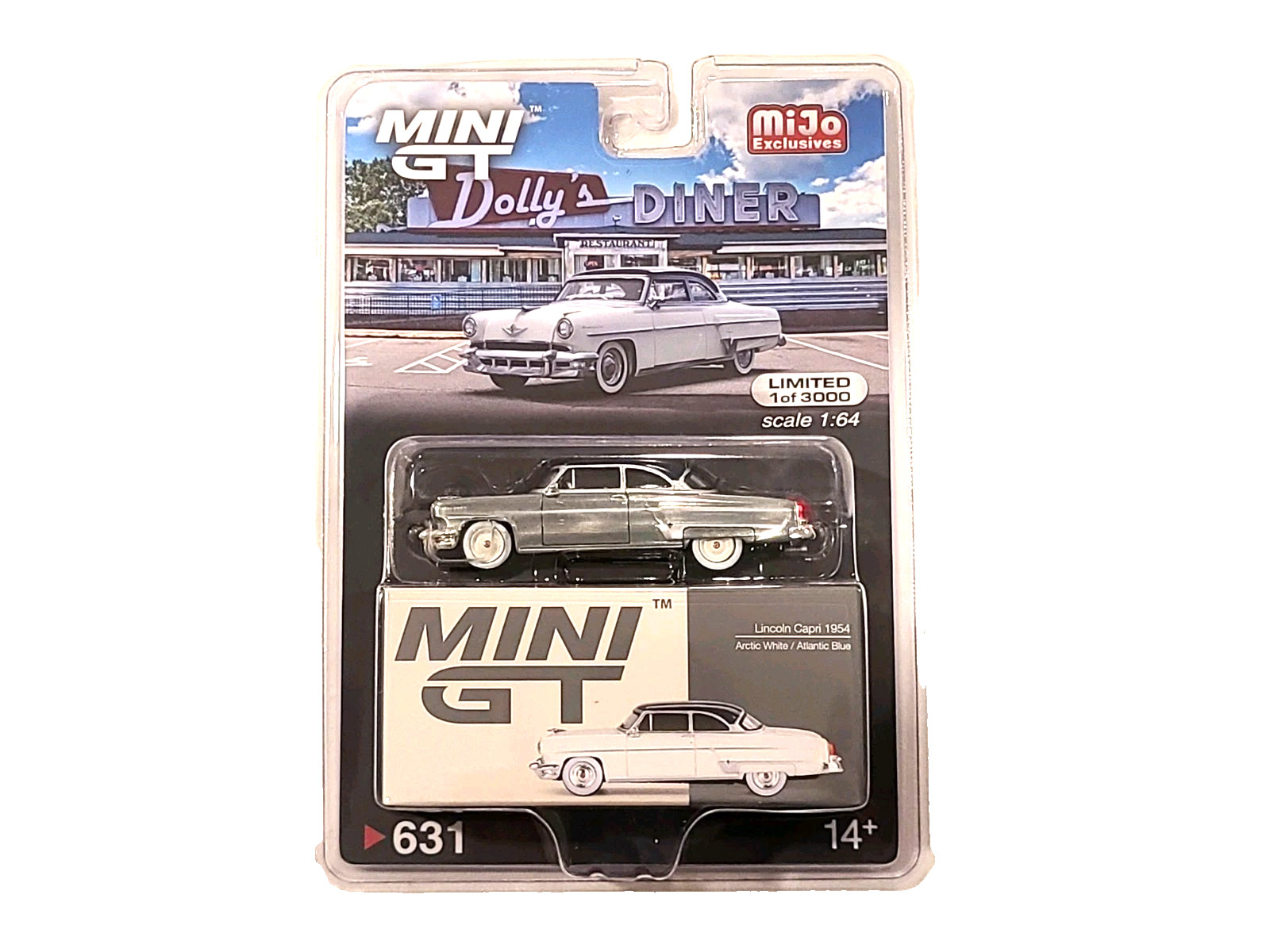 1:64 Mini GT 1954 Lincoln Capri MGT00631 Chase Car