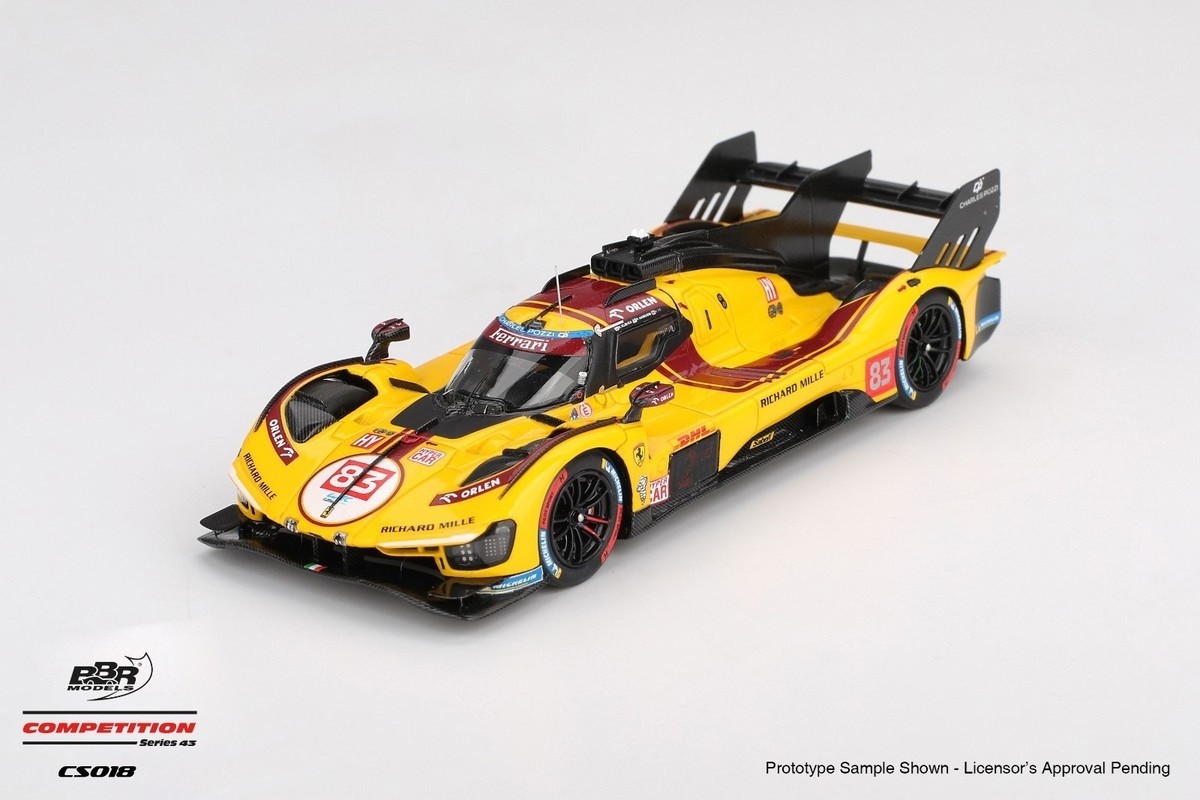 BBR Models Ferrari 499P #83 – AF Corse – 2025 WEC Qatar 1:43 Diecast Car CS018