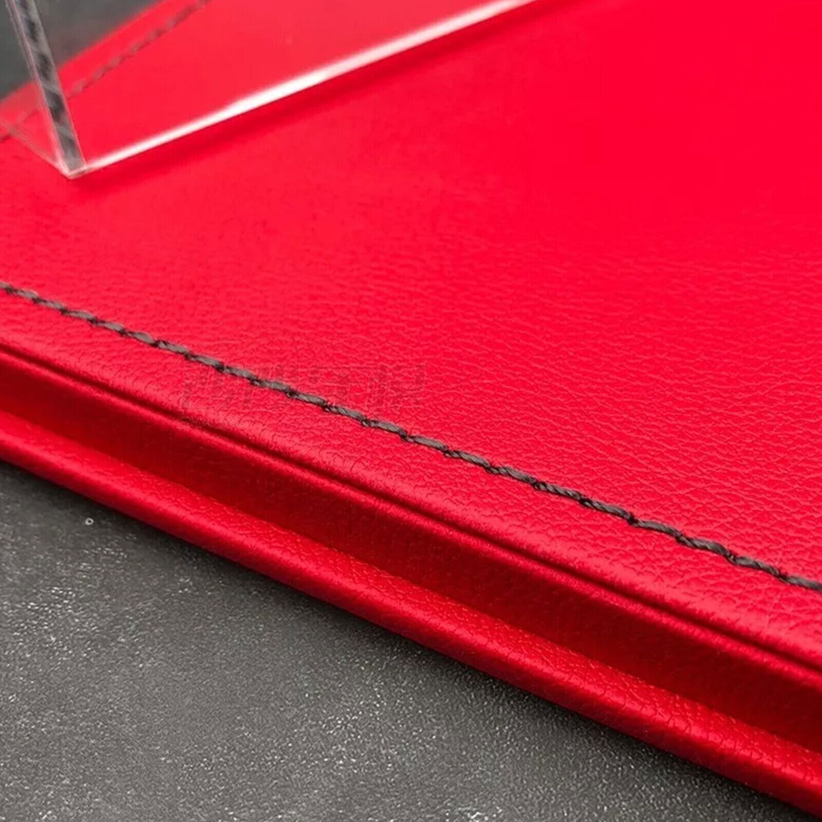 Acrylic Display Case Show Case Pu Leather Base Model For 1/18 Car Model Collect