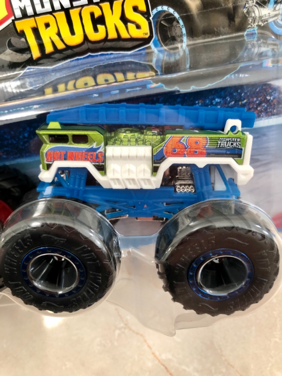Hot Wheels Monster Trucks Fire Rescue & HW 5 Alarm 1:64 Diecast Vehicle Set
