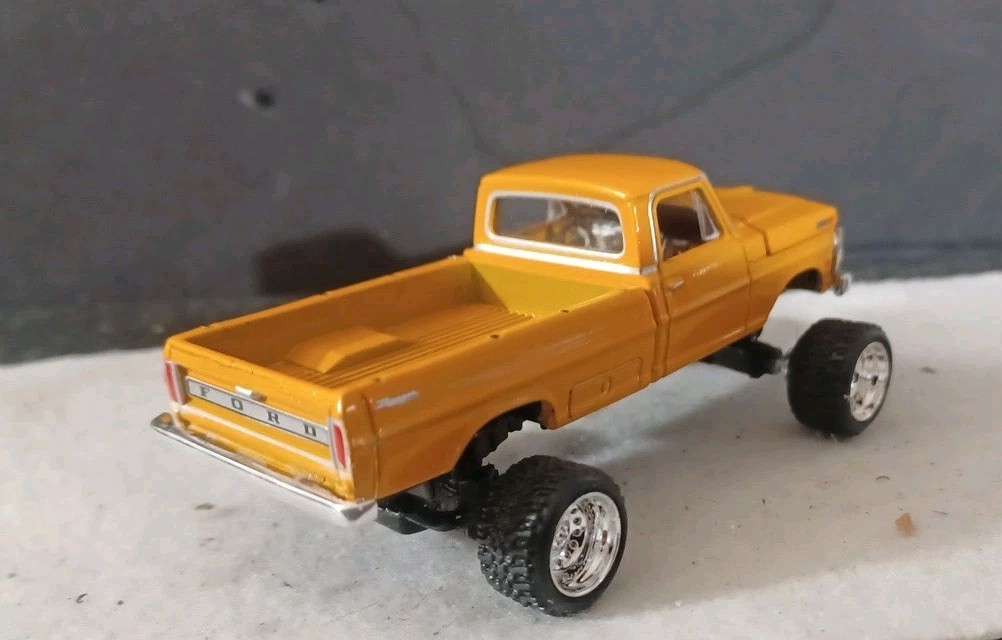 M2 Machines 1:64 Scale (CUSTOM) 1969 FORD F-100 RANGER PICKUP