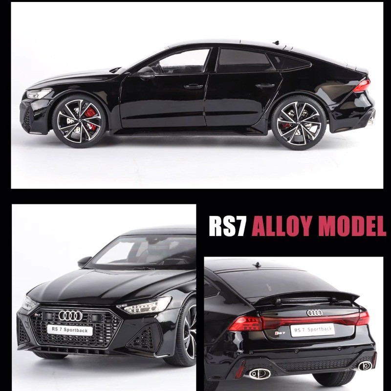 1/18 for RS7 Sportback Model with Key Remote Control-Sound Light Effects Model