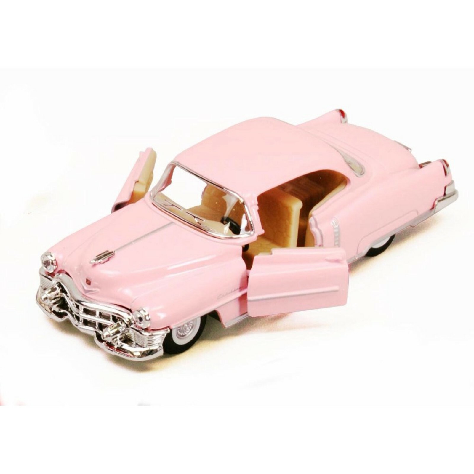 5339/2D)1:43 SCALE PINK 1953 CADILLAC SERIES 62 COUPE KINSMART DIECAST MODEL 5″