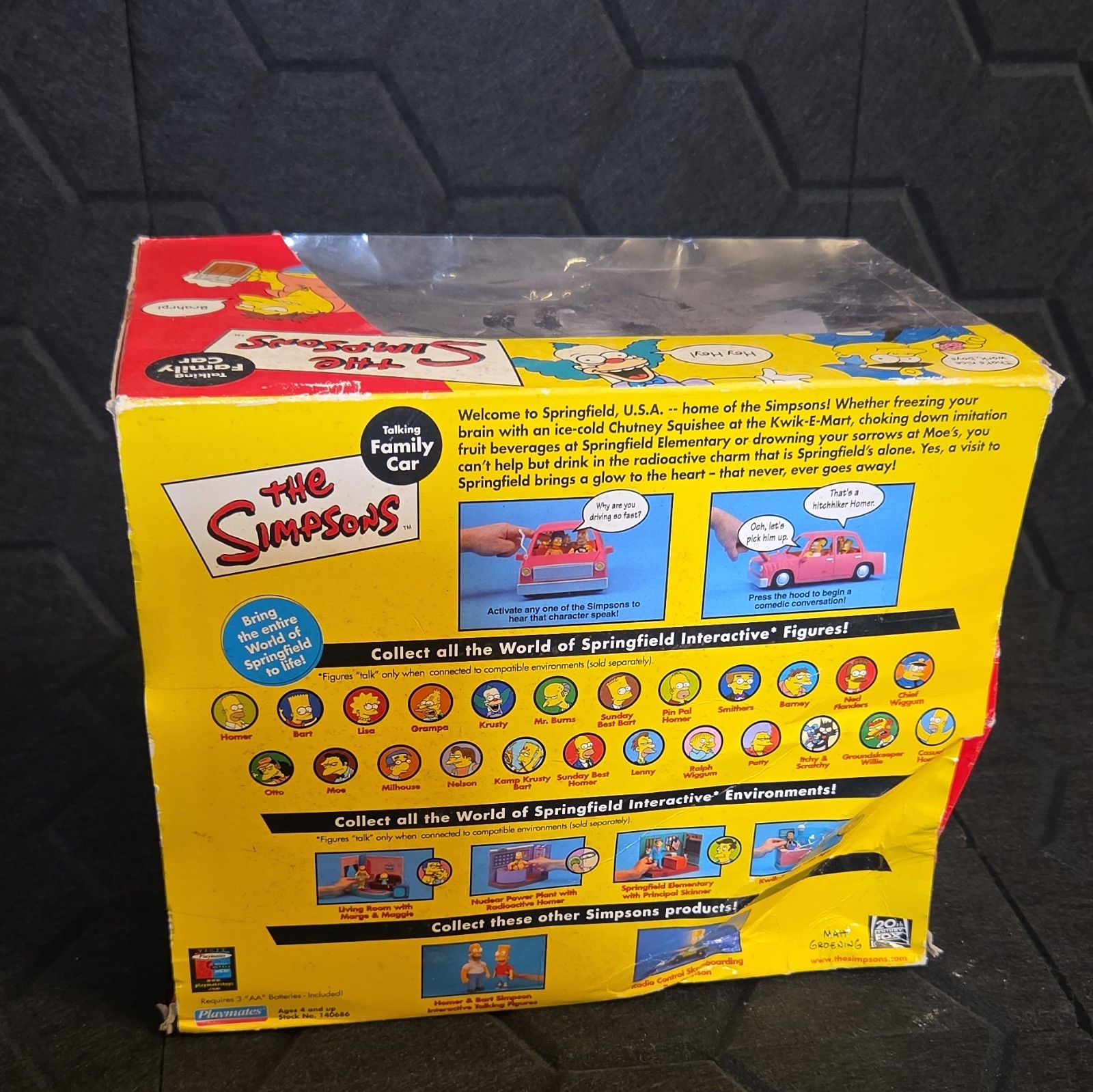 Playmates The Simpsons Talking Family Car