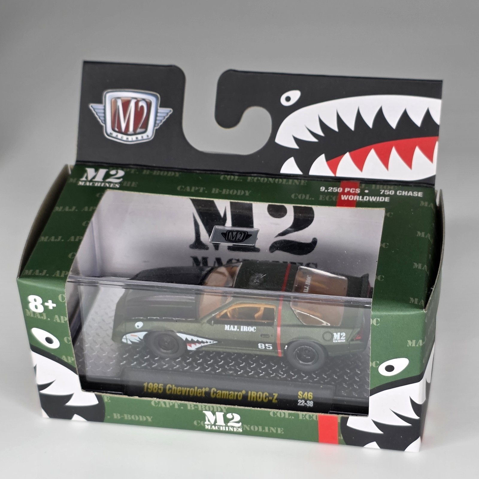 M2 Machines Military Tiger Shark Set of 6 IN FACTORY SLEEVE Very RARE 1/64 New