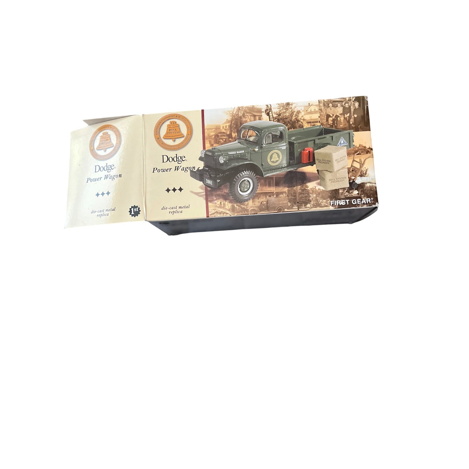 First Gear 1949 Dodge Power Wagon Bell System 1/30 Diecast Replica 19-2501 Green