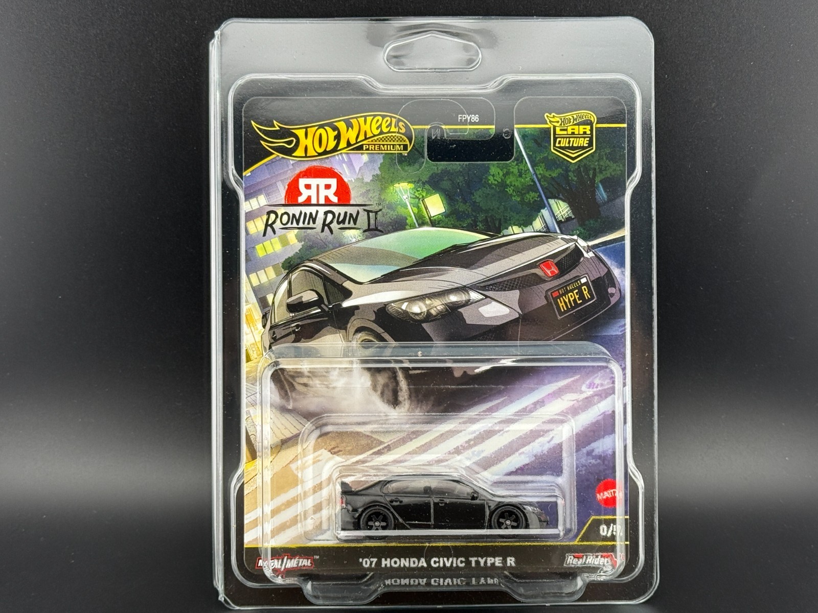 Hot Wheels ’07 Honda Civic Type R Ronin Run 2 FPY86-961 M 1/64 CHASE