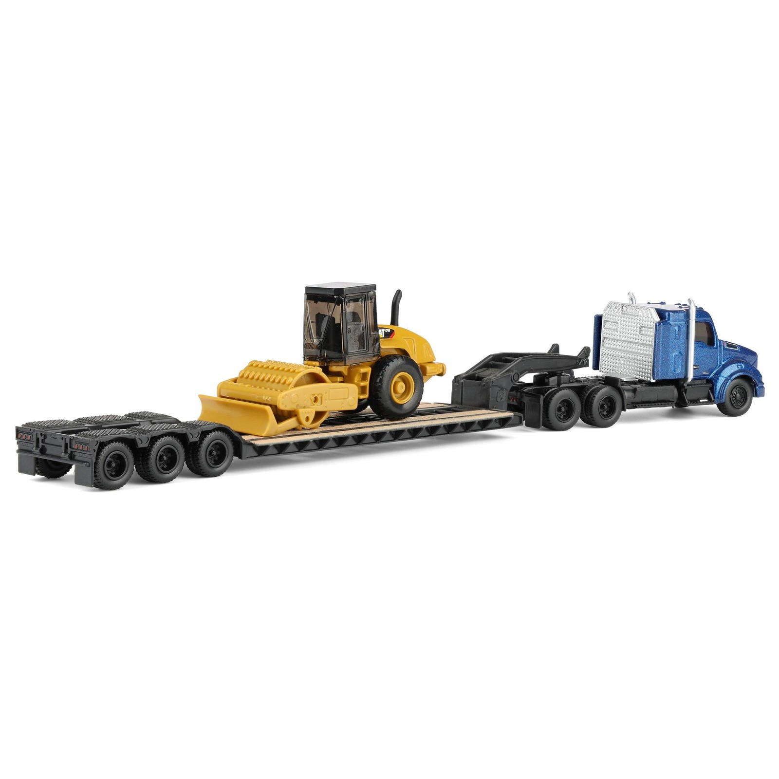 Diecast Masters 1/87 Kenworth T880 Semi Truck & CAT Padfoot Roller 84424