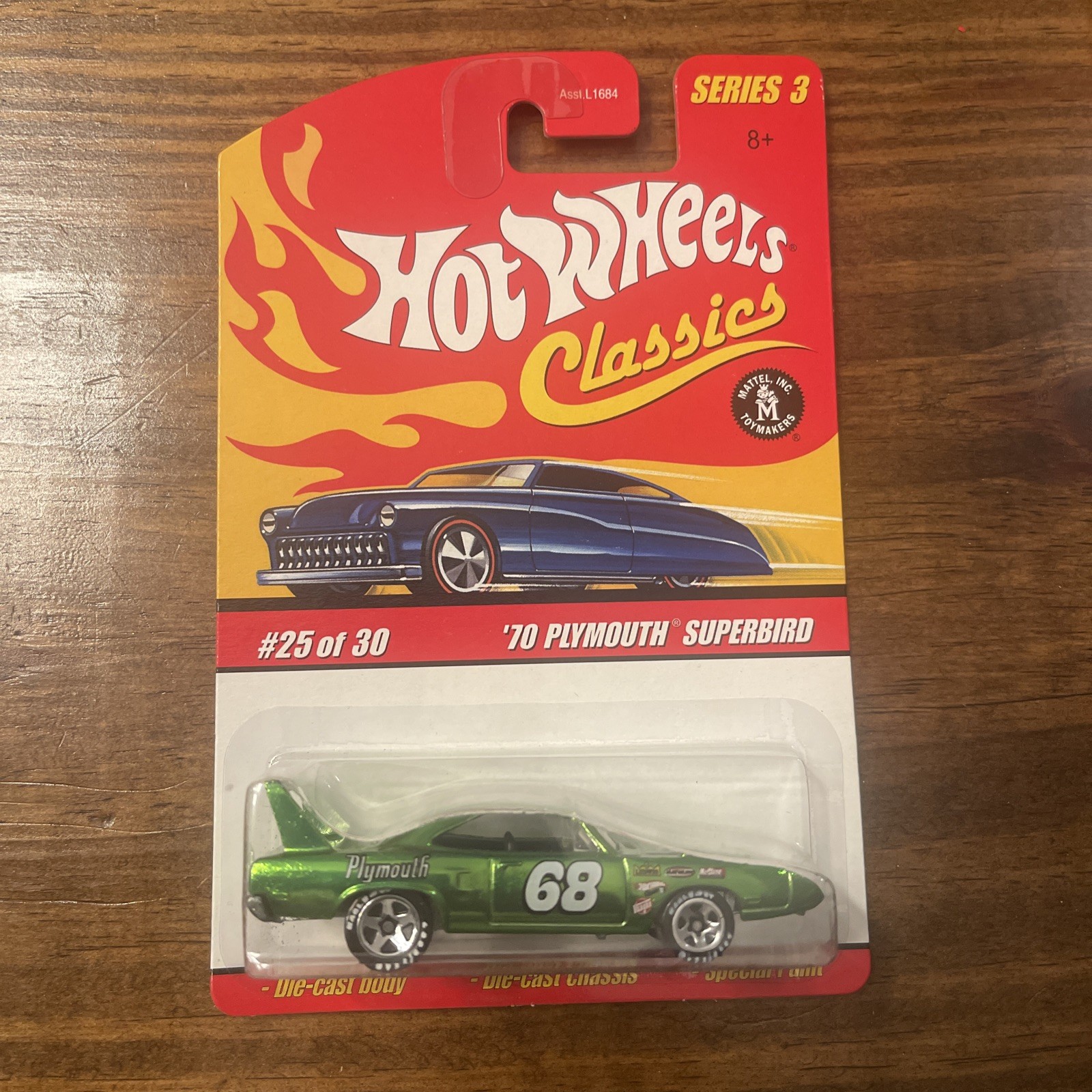 2006 Hot Wheels Classics Series 3 #25/30 1970 Plymouth Superbird Green