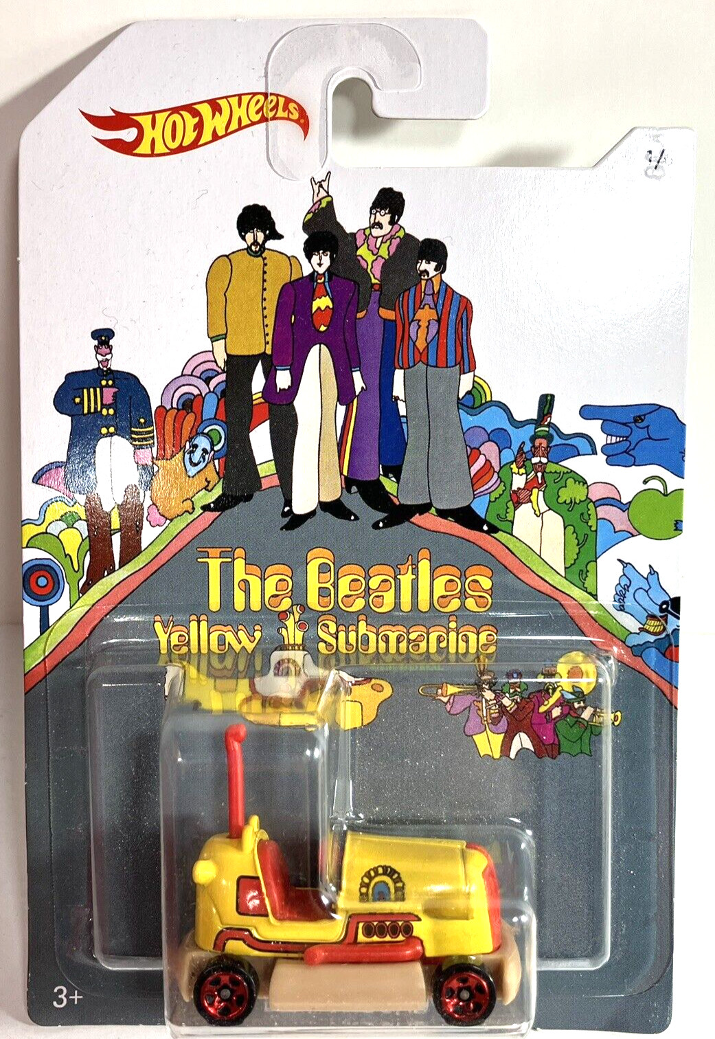 2016 Hot Wheels The Beatles YELLOW SUBMARINE Complete Set 6 Limited Ed. cars MIB