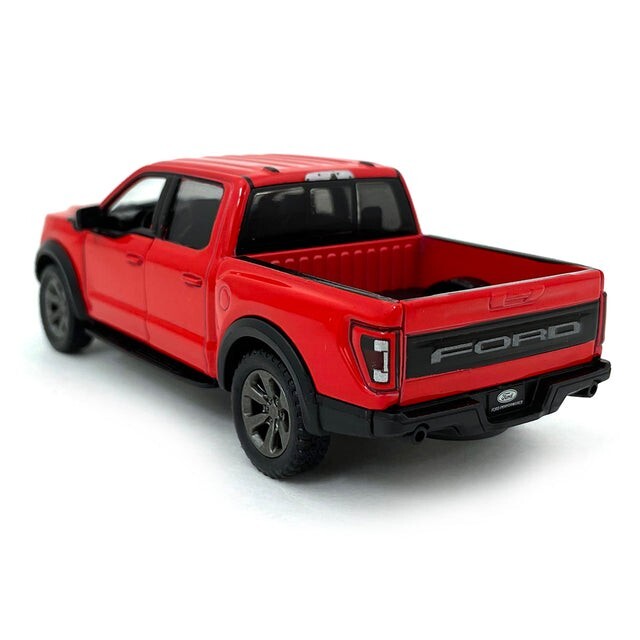 5436) Kinsmart 2022 Ford F-150 Raptor 1:46 Diecast Truck 5 inch Red color.