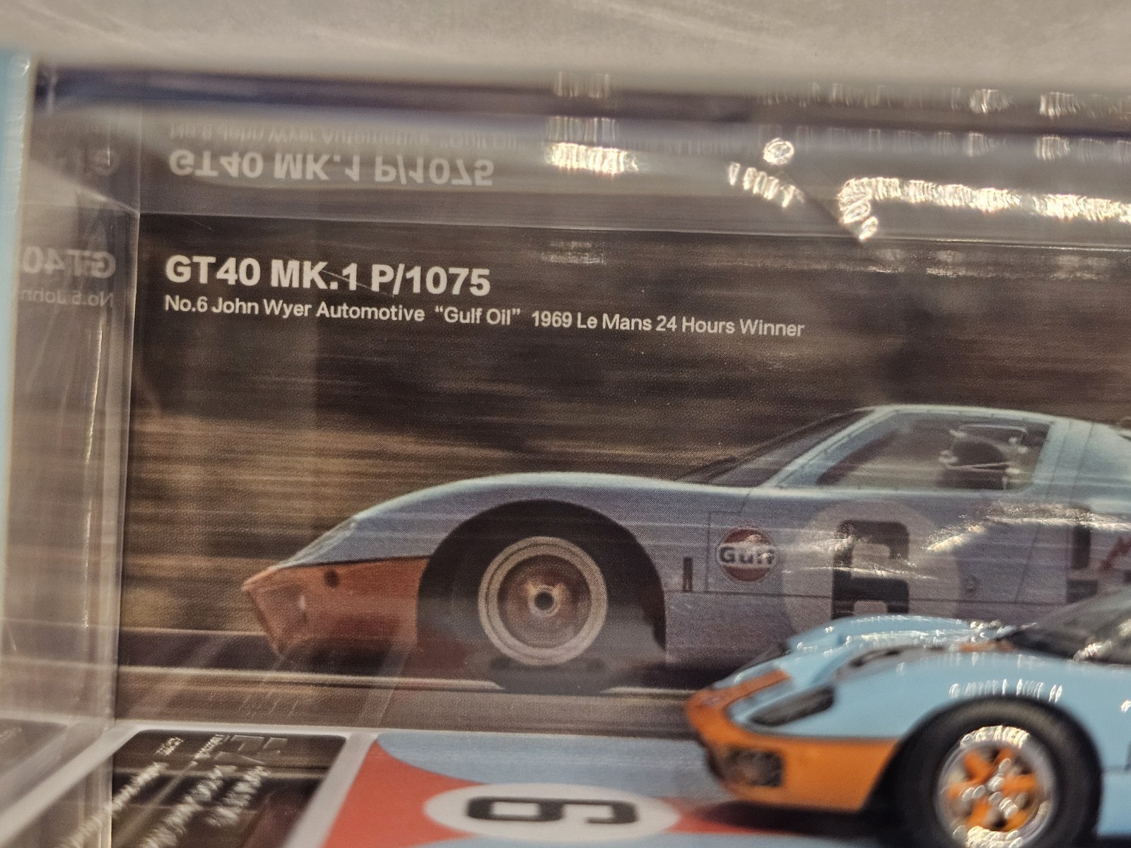 1/64 Ford GT 40 MK 1 No 6 John Wyer Gulf Livery 1969 Le Mans 24 Hour