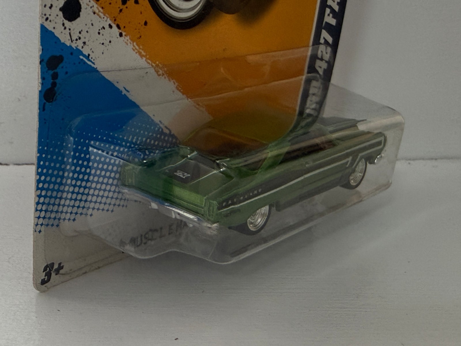 2012 HOT WHEELS SUPER TREASURE HUNT MUSCLE MANIA 2/10 ’66 FORD 427 FAIRLANE 1:64