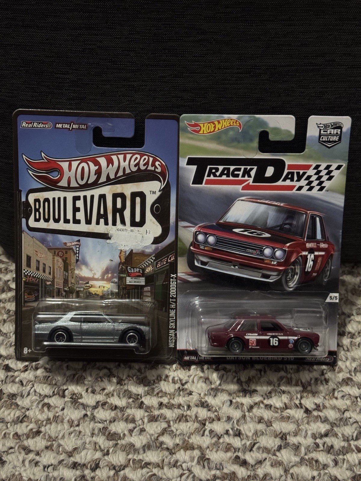 Hot Wheels Boulevard Nissan Skyline H/T 2000GT-X Track Day Datsun Bluebird 510