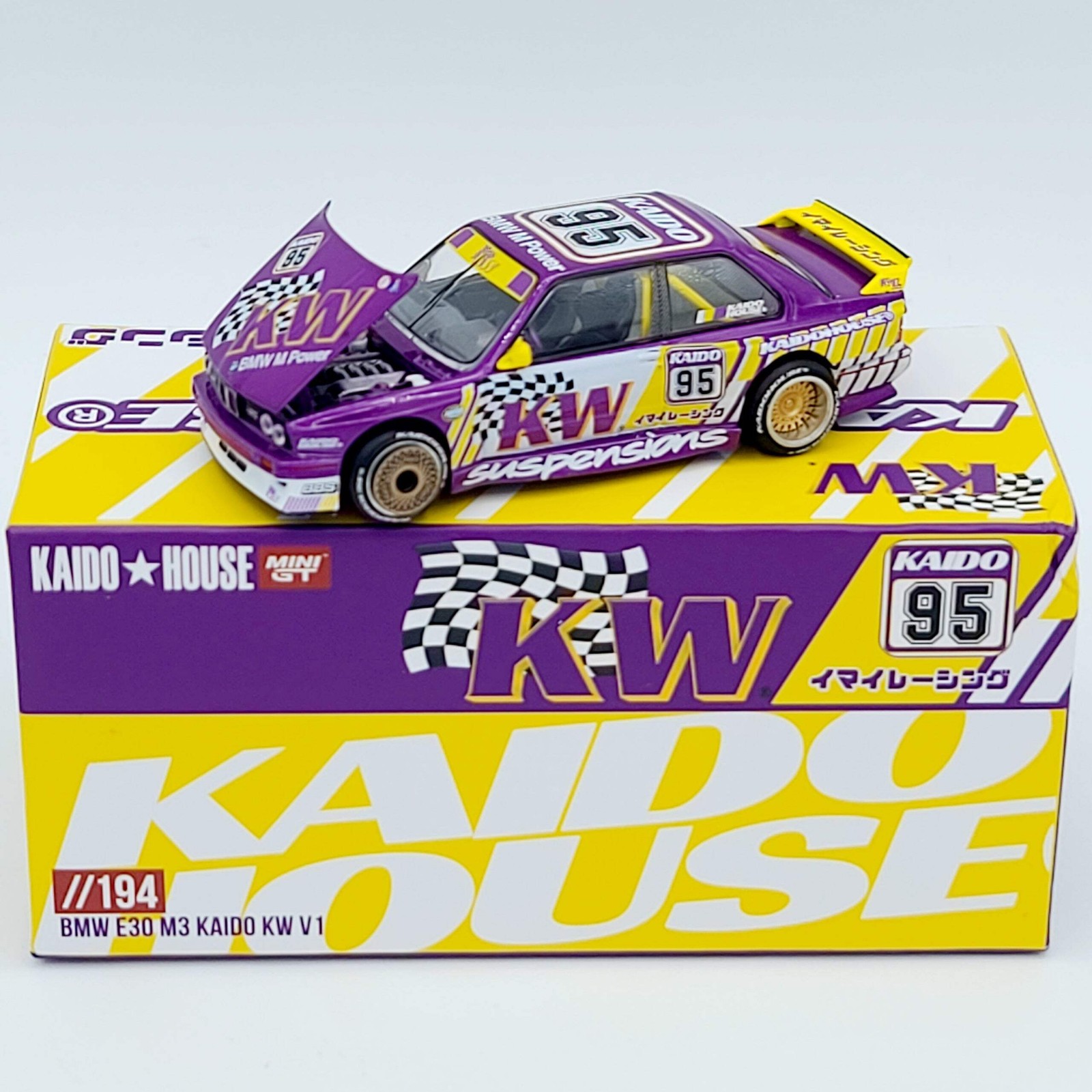 Kaido House x Mini GT BMW M3 Kaido KW V1 – 1:64 (2025 Limited Edition)