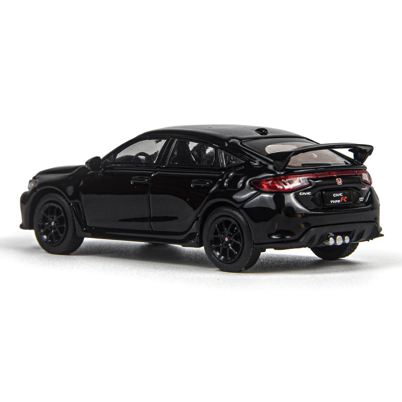 1:64 Scale Honda Civic Type-R FL5 Black Diecast Model Car Collectibles Gift Toy