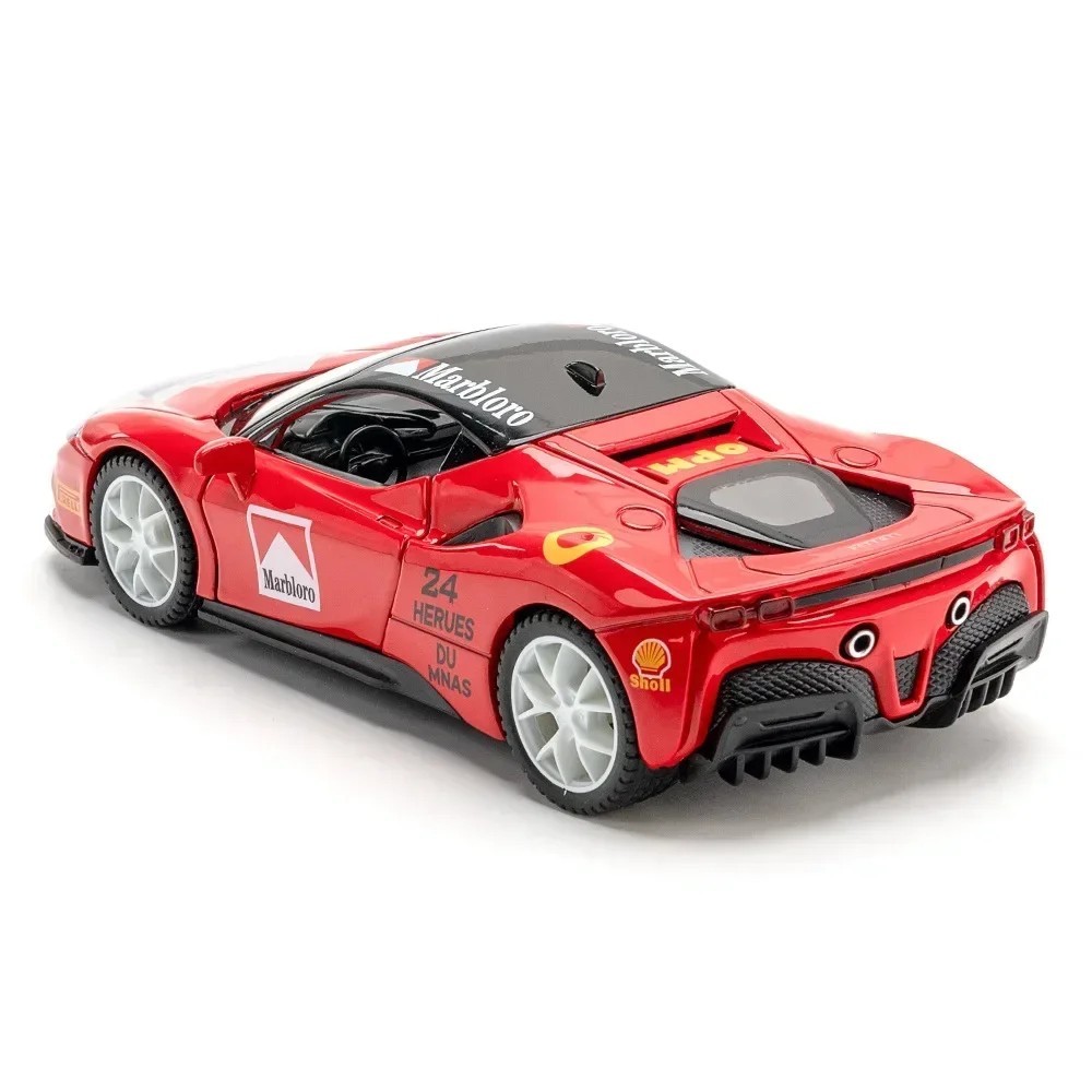 Ferrari SF90 Diecast Metal Alloy Model Car with Sound, Light & Pull Back Feature