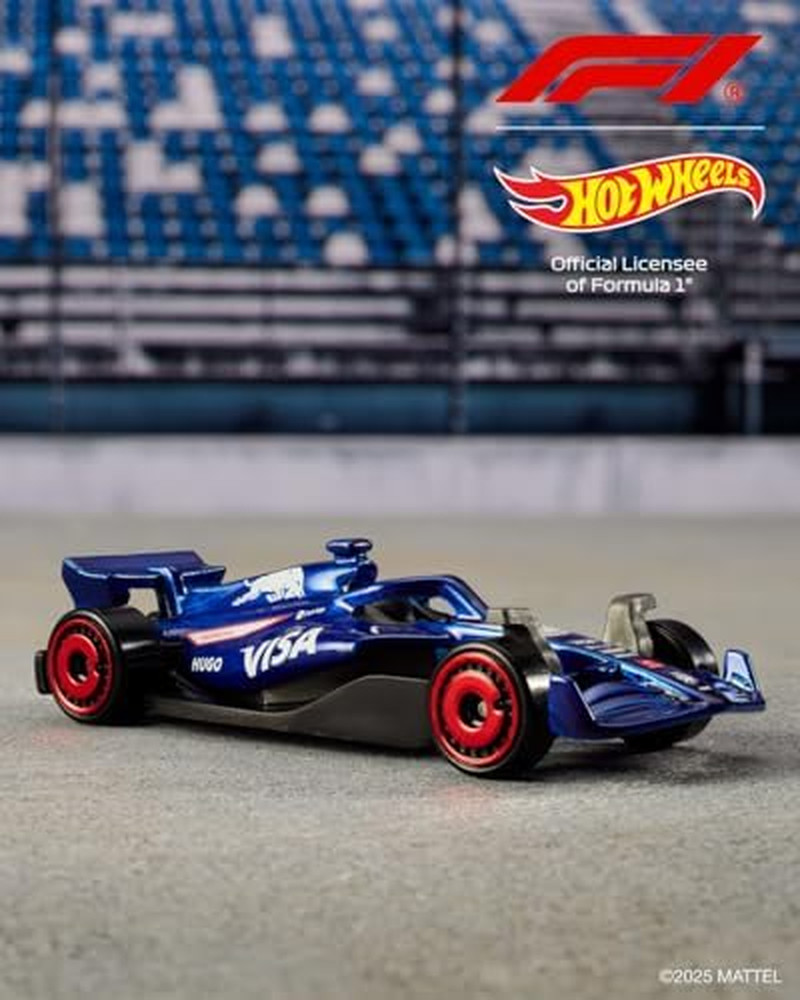5 Pack Formula 1 Toy Cars 1:64 Scale Diecast Racing Car Collection Set
