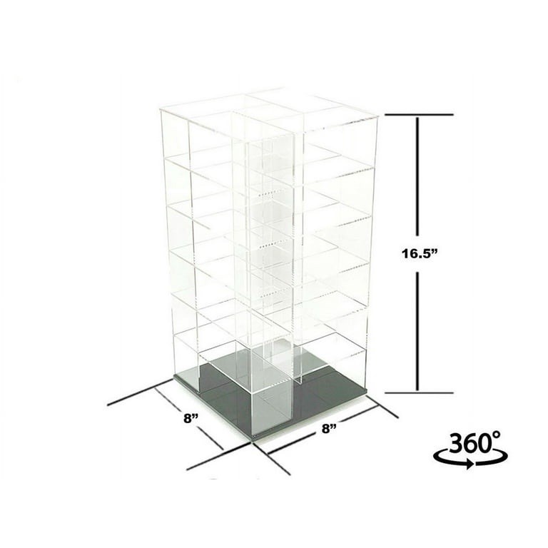 MiJo Exclusives Desk Top Spinner 24 Car Display Case-Open Box-CARS NOT INCLUDED!