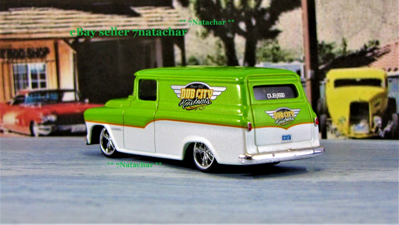 1957 Chevy Panel Truck Speed Rod Engine Shop Delivery Hot Rod E