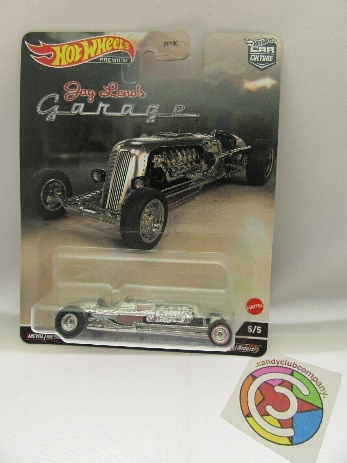 Jay Leno’s Garage ~ TANK Car ~ Hot Wheels Premium ~ Die Cast