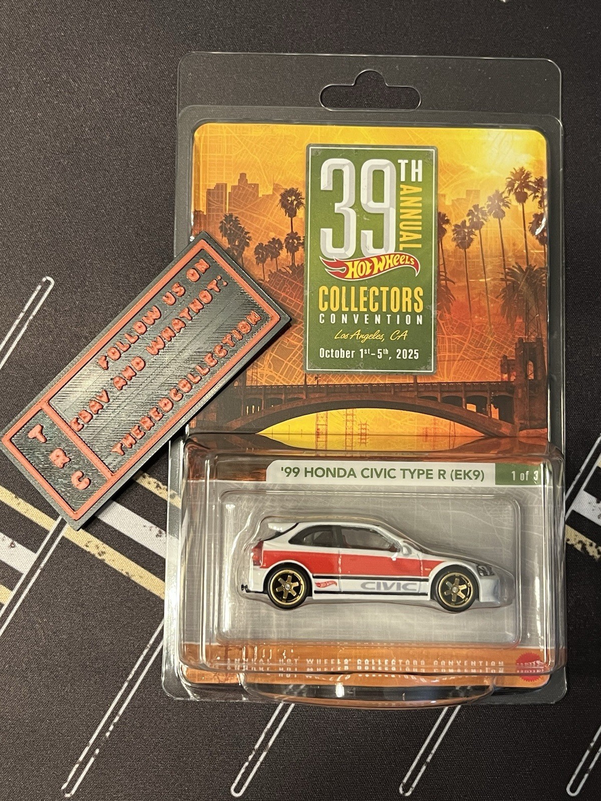 Hot Wheels 2025 Convention – 1999 Honda Civic Type R EK9 – 5567 of 6200