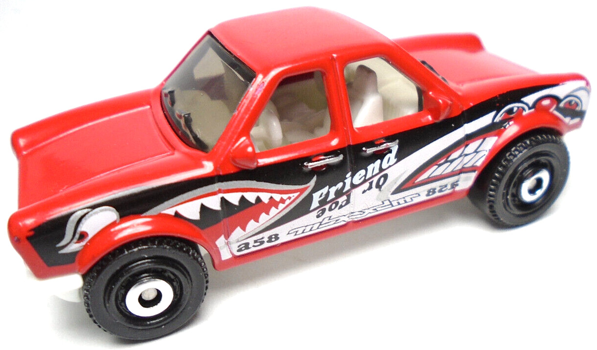 2021 MATCHBOX PUSH’N PULLER #A58 FRIEND OR FOE RED 1:64 DIECAST 2 1/2″ RACE CAR