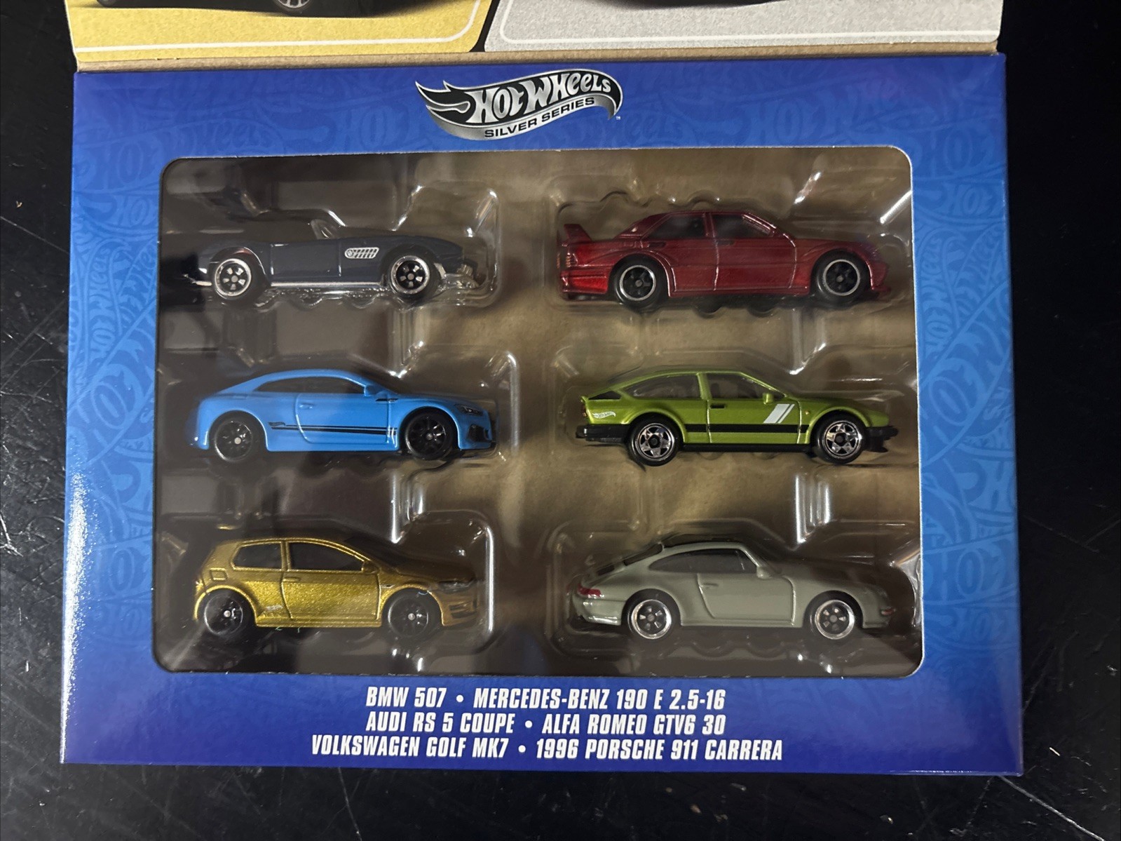 1:64 Scale Die-Cast Toy Cars Set of 6 European Vehicles