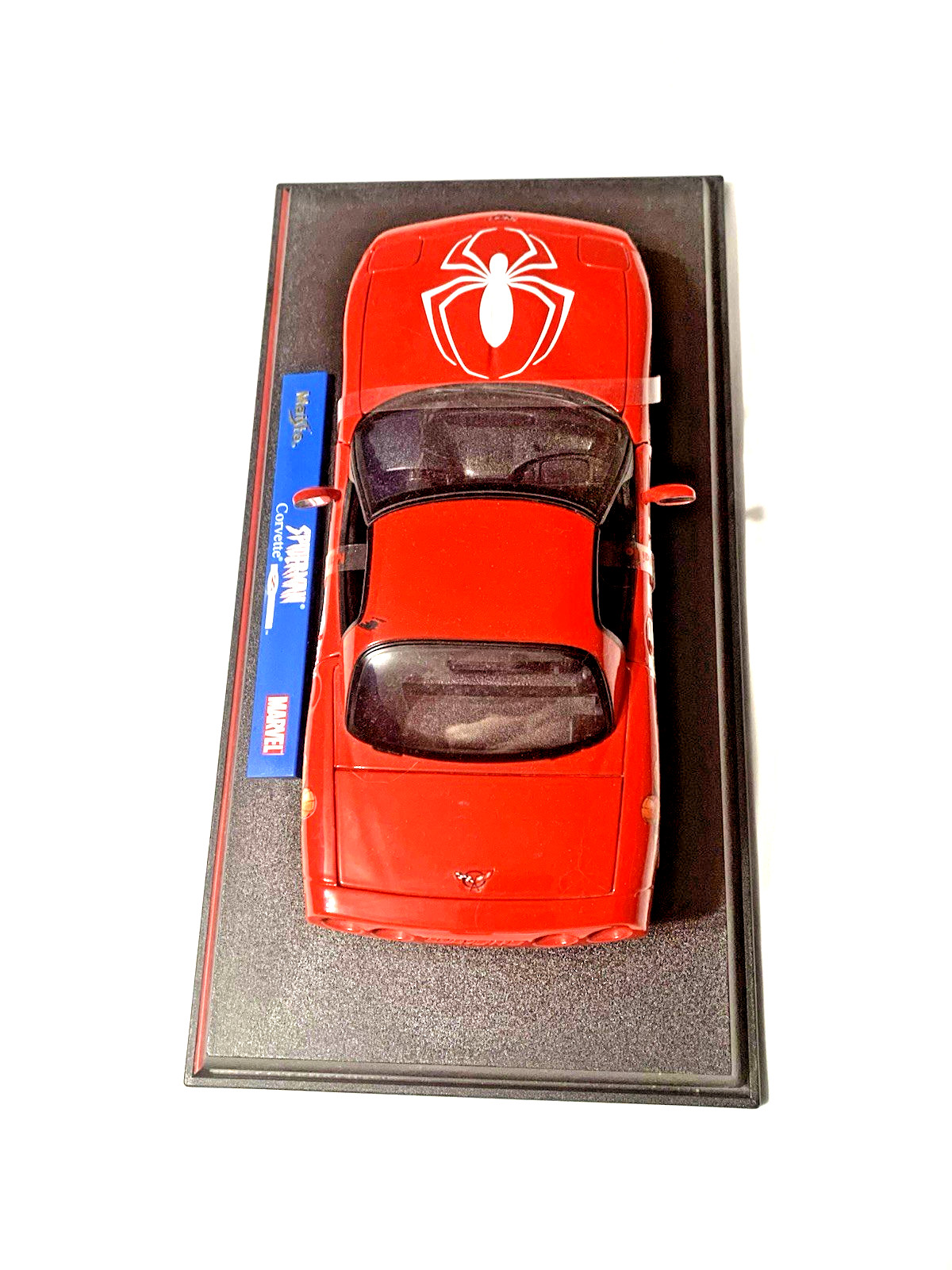 Marvel Spiderman Maisto 2003 1:18 Scale Corvette Z06 Die Cast