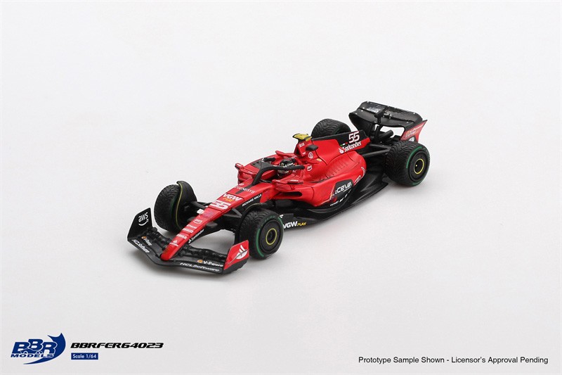 BBR 1:64 SF23 #16#55 C. Leclerc 2023 Monaco GP Diecast Model Car
