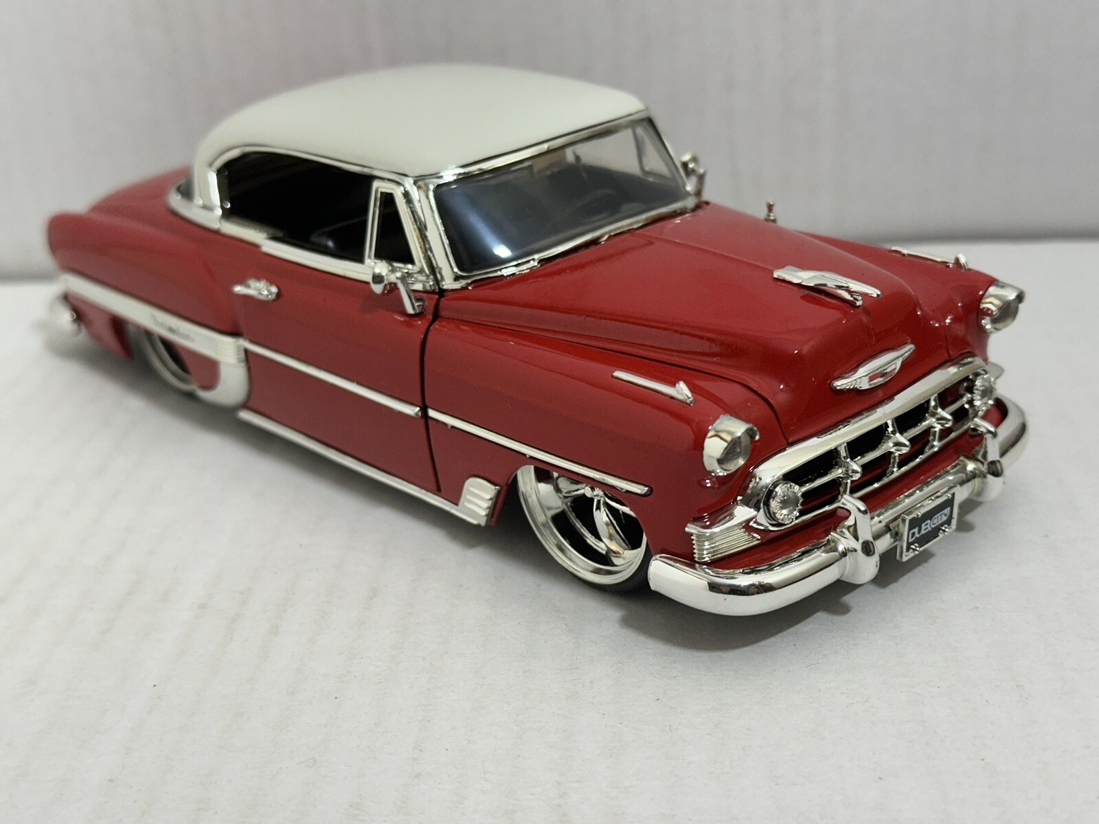 JADA DUB 1953 CHEVY BEL AIR RED 1:24 DIECAST MODEL CAR NEW NO BOX