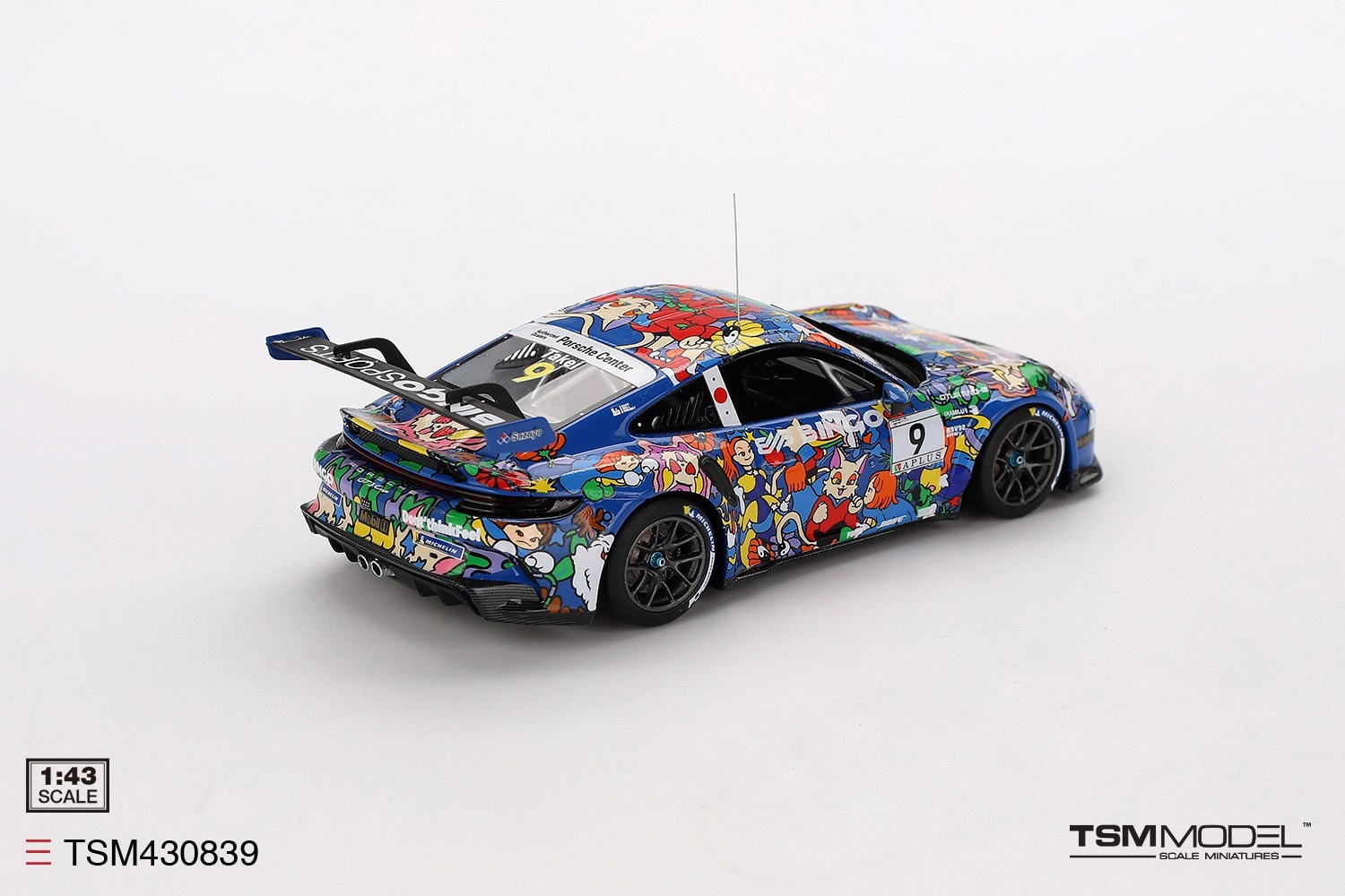 TSM-Model 1:43 Porsche 911 GT3 Cup #9 BINGO RACING Shinji TAKEI 2024 Carrera Cup