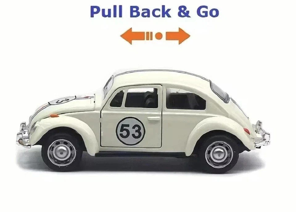 1:32 Volkswagen Beetle Alloy Car Diecasts Metal Classic Toy Model with Pull Back