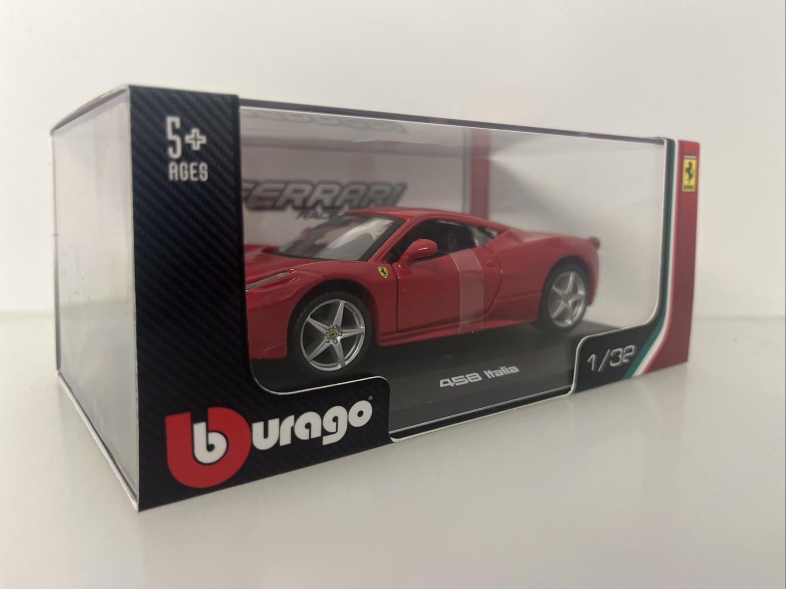 Bburago Ferrari 458 Italia Race And Play 1:32 Die Cast Vehicle