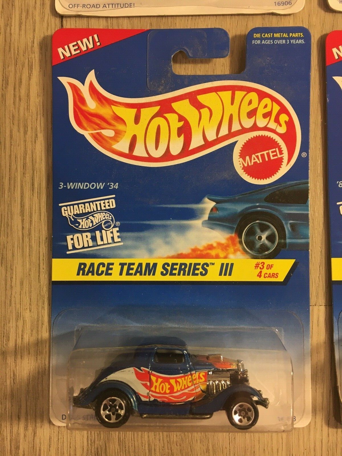 *MOC* *SET OF 4* Mattel Hot Wheels 1996 Race Team Series III