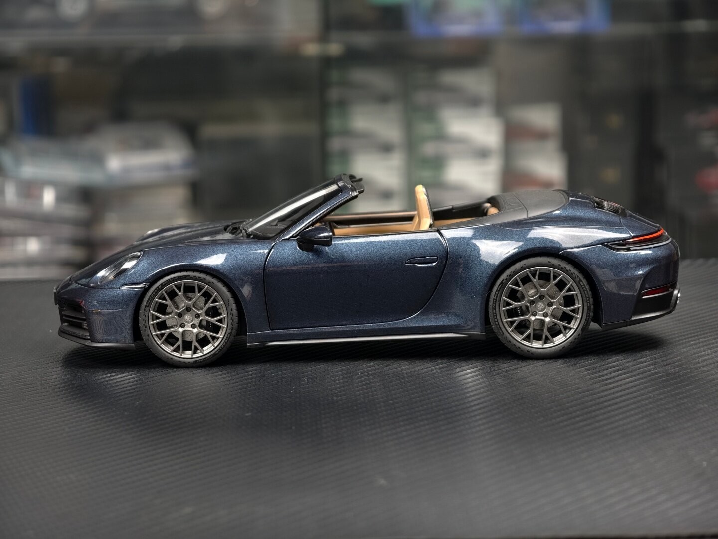 NOREV 1/18 Porsche 911 Carrera S Cabriolet 2024 Blue Diecast Car Model 187180